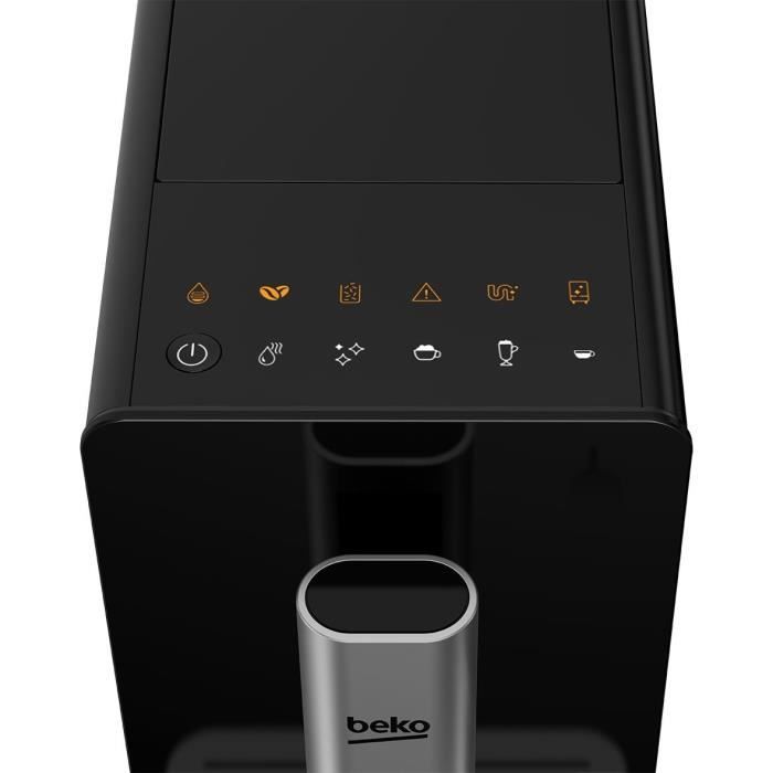 Machine expresso automatique - BEKO - CEG3194B - 1350 W - Carafe a lait - Noir