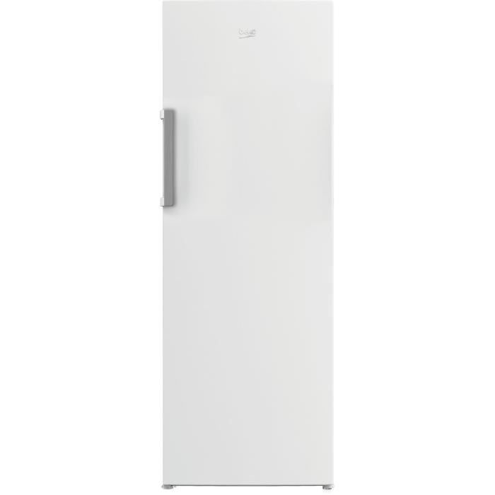 Congélateur armoire - BEKO série b100 - RFNE290L41WN - Classe E - 256 L - 5 tiroirs - 59,5 x 70 x 171,4 cm - Blanc
