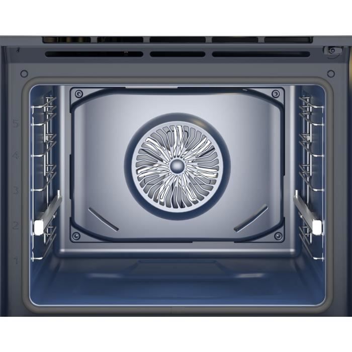 Four encastrable - Chaleur pulsÈe 3D - BEKO - BBIS14300XMPSE - Inox - 72 L - Porte froide GIFAM - 59,4x56,7x59,5 cm
