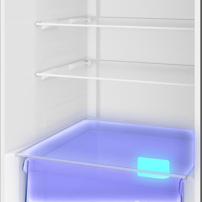 Réfrigérateur combiné - BEKO - B5RCNE366HG - Classe C - 316 L - 59,5 x 66,3 x 186,5 cm - Manhattan Gray
