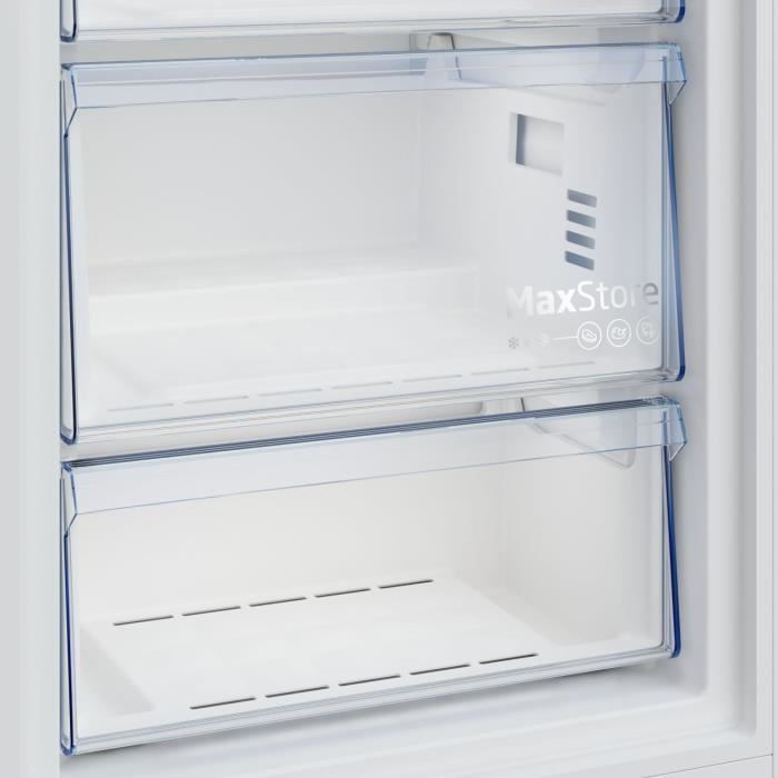CongÈlateur armoire - BEKO - B1RFNE314W - Froid ventilÈ - Classe E - 286 L - 186,5 x 59,7 x 70,9 cm - Blanc