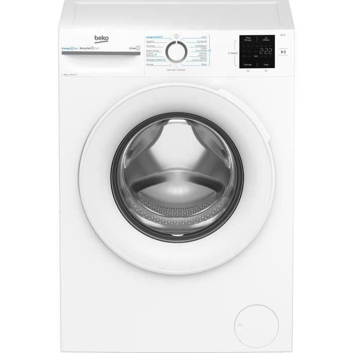 Lave-linge hublot BEKO LLFT310411 - 10 kg - L60cm - 1400 trs/min - Classe A - Blanc