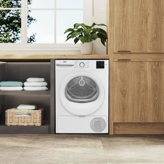 Seche-linge pompe a chaleur BEKO b300 Eco sense D0H11030 - 10 kg - L60cm - Blanc