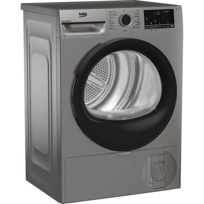 Seche-linge pompe a chaleur BEKO D3H28E93S Eco Sense - 8 kg - L60cm - Silver