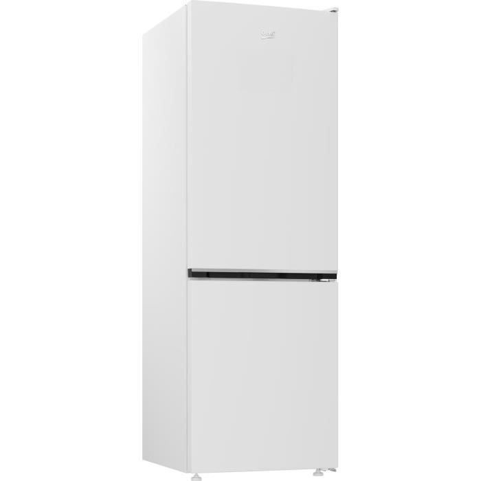 Réfrigérateur combiné - BEKO - B3RCNA345HW1 - 301 L - Ventilé - HarvestFresh - Porte bouteille - Classe D -186.5x59.5x66.3 - Blanc