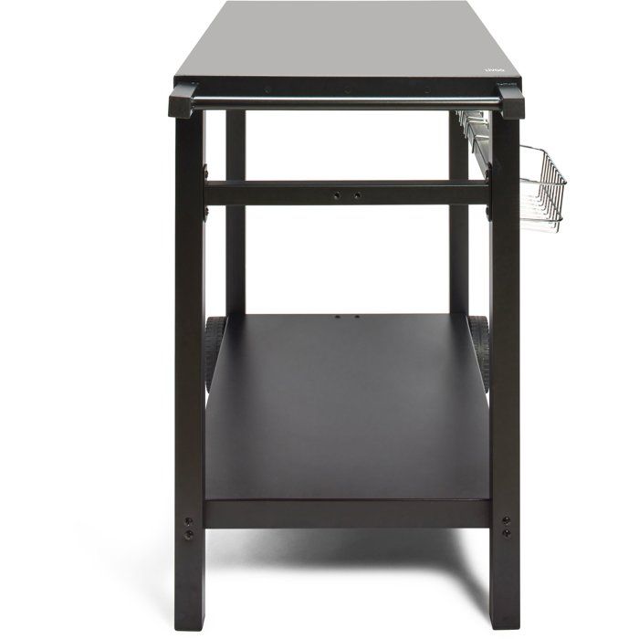 Desserte pour plancha - LIVOO - GS130 - Plateau 85 x 50 cm - Convient pour les planchas 2, 3 ou 4 brûleurs - Finition métal