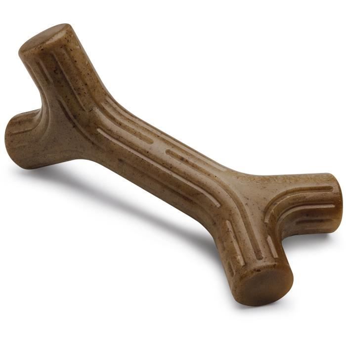 Benebone Jouet b‚ton a m‚cher pour chien adulte, Taille L, saveur bacon , durable et rÈsistant