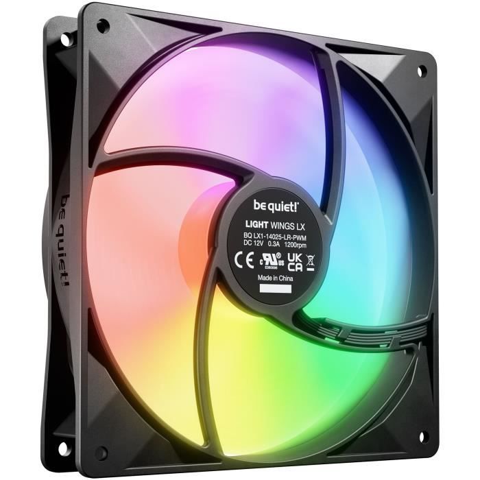 BE QUIET! - Light Wings LX - Ventilateur Boîtier - BL126 - 140 mm - PWM