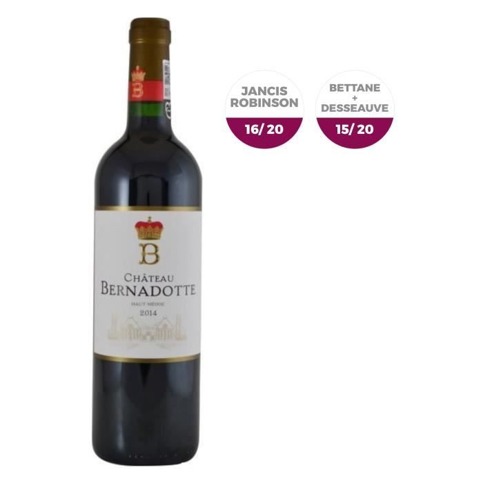 Château Bernadotte 2014 Haut-Médoc Grand Cru - Vin rouge de Bordeaux
