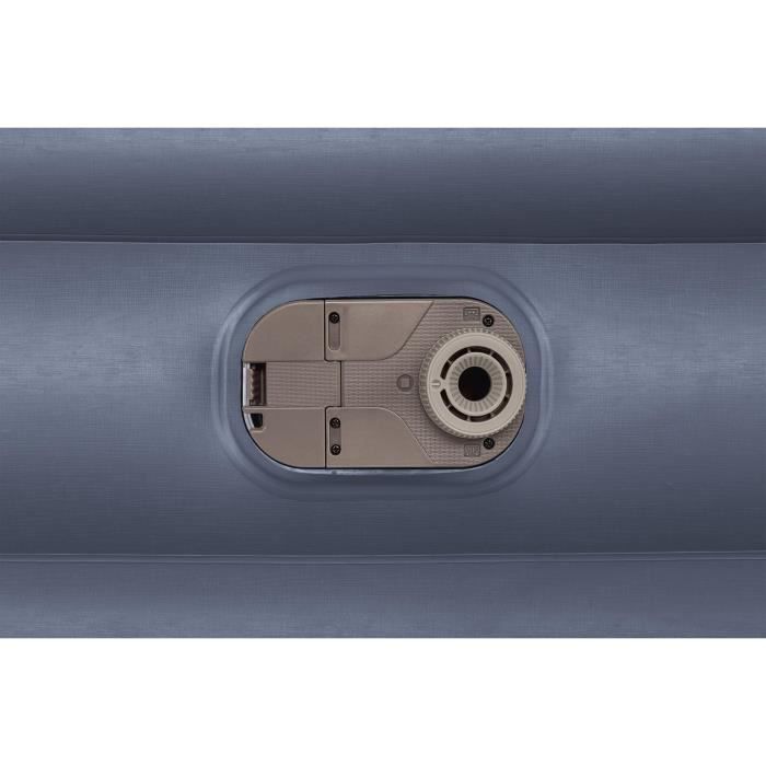 Lit gonflable - BESTWAY - 67923 - Tritech SleekFlow - 2 places, 226 x 152 x 84 cm, tete de lit, pompe intégrée