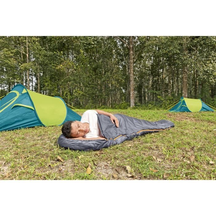 Sac de couchage - BESTWAY - 68103 - 180 x 75 cm - Idéal 3°C a 8°C - Polyester 210T