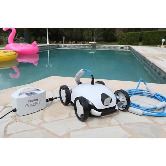 Robot de piscine - Bestway - Falcon - Autonome - nettoyage fond et pentes - 28m² max