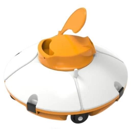 Robot de piscine - Bestway - Frisbee - Autonome - nettoyage fond plat - 5x3m max - Orange