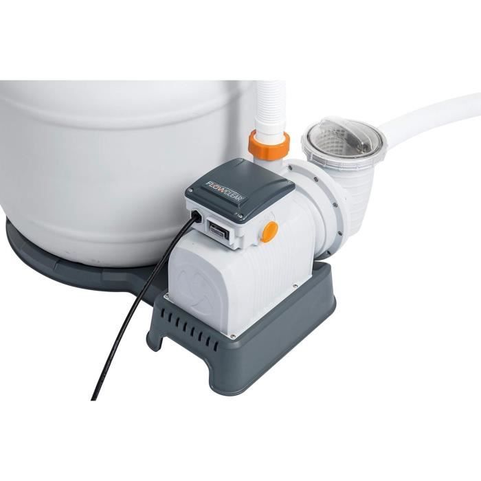 Filtre a sable - Bestway - 11 355 L/h - Avec prÈfiltre - Pour piscines de 1†100 a 66 600 L