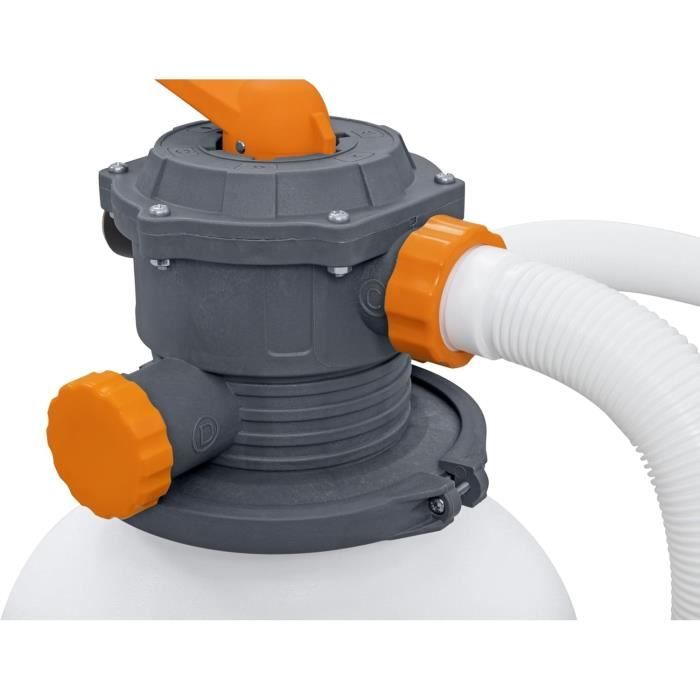 Filtre a sable - Bestway - 8 327 L/h - Avec préfiltre - Pour piscines de 1 100 a 54 500 L