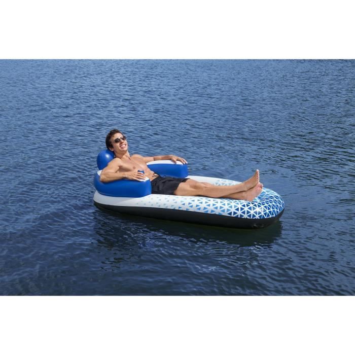 Bouée gonflable - Bestway - matelas Hydroforce - 1 place - 183 x 97 x 53,5 cm
