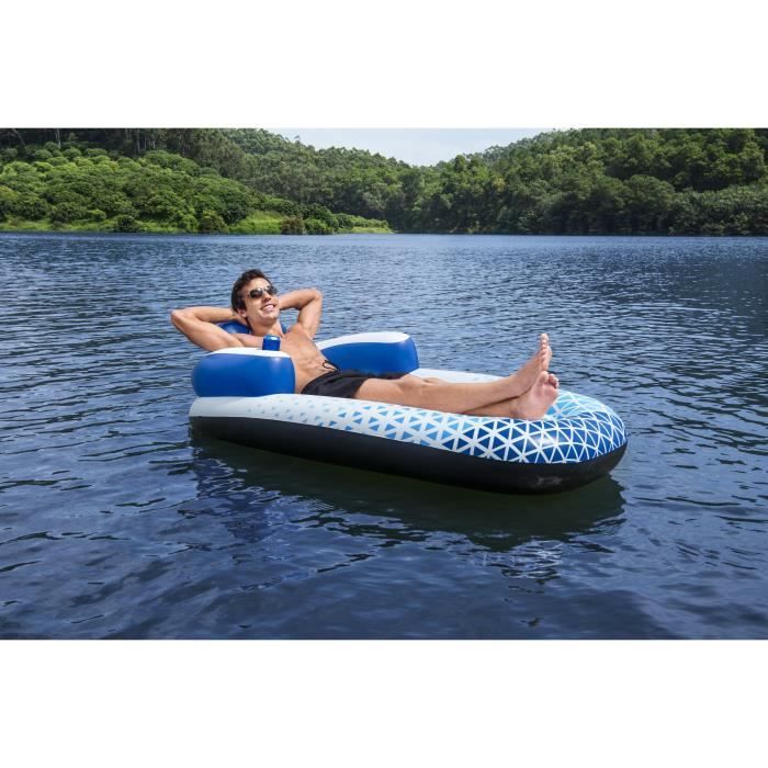 Bouée gonflable - Bestway - matelas Hydroforce - 1 place - 183 x 97 x 53,5 cm