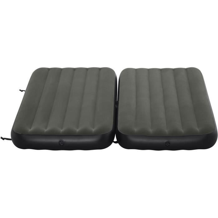 Lit 3 en 1 - BESTWAY - Airbed Tritechô Connect and Restô - Lits jumeaux, lit surÈlevÈ, lit king size - 188 x 99 x 25 cm - 150 kg