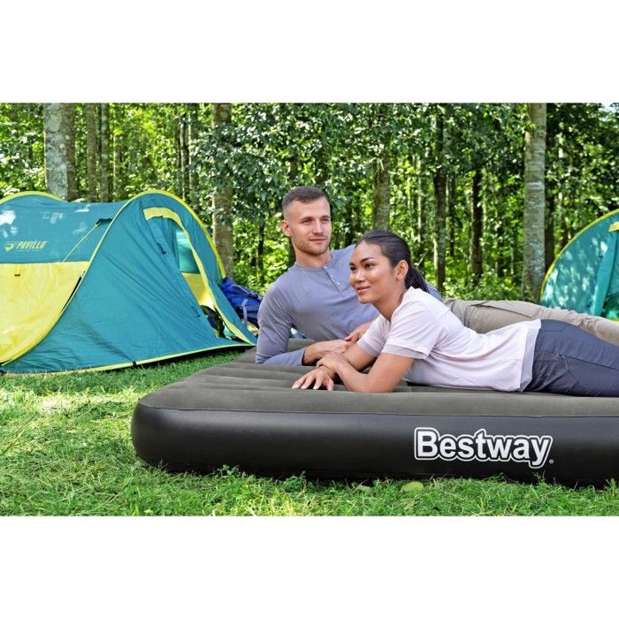 Matelas gonflable - Bestway - Tritech - 2 places - 2,03 m x 1,52 m - Noir