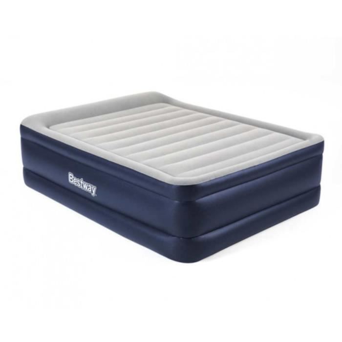 Lit gonflable - Bestway - Tritech - 152 x 203 x 46 cm - 2 places - Pompe intégrée