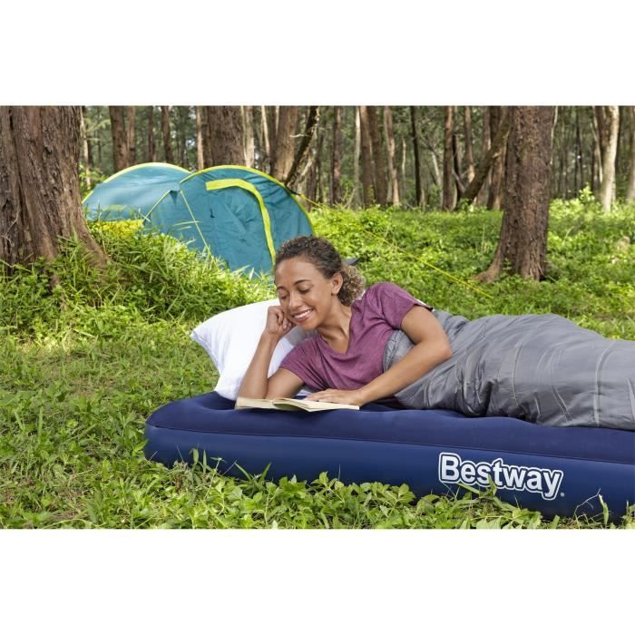 Matelas gonflable camping - BESTWAY - 1 place - 185 x 76 x 22 cm