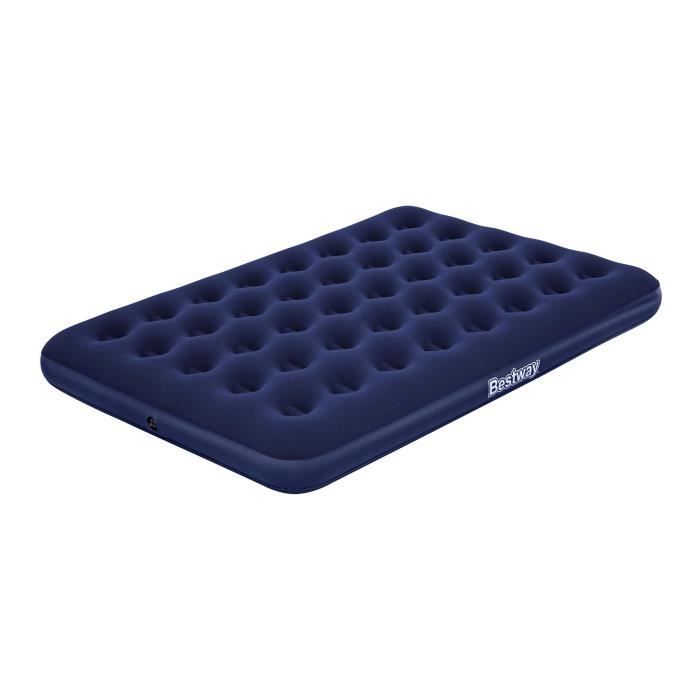 Matelas gonflable camping - BESTWAY - 2 places - 1,91 m x 1,37 m x 22 cm