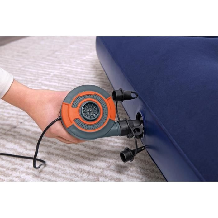 Matelas gonflable camping - BESTWAY - 2 places - 1,91 m x 1,37 m x 22 cm