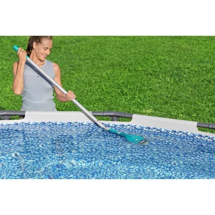 Aspirateur Èlectrique Aquatechô - BESTWAY - sans fil - pour piscines jusqu'a 3,05m de diametre