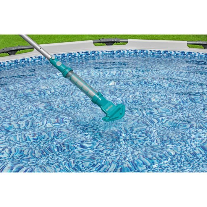 Aspirateur électrique rechargeable Aquasurge- BESTWAY - Sans fil - Pour piscines jusqu'a 6,10m de diametre