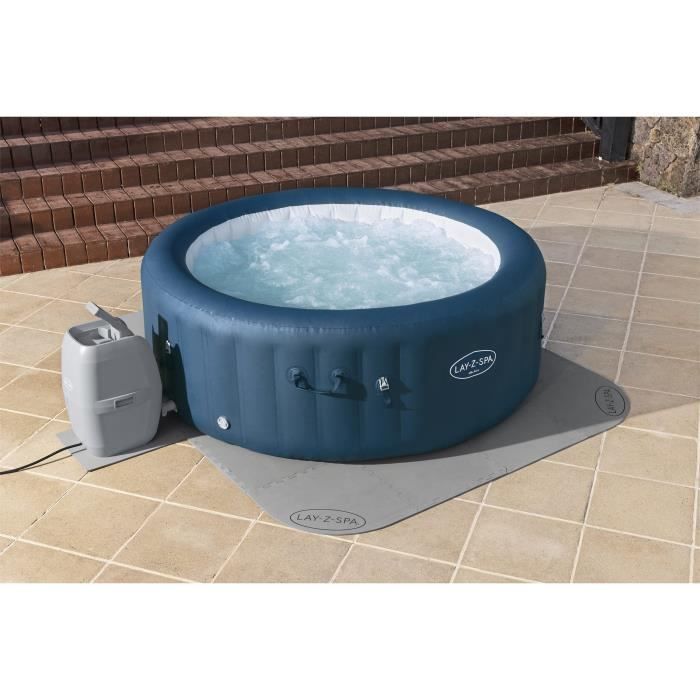 BESTWAY - Tapis de sol pour spa carrÈ ou rond Lay-Z-Spa 196 x 196 cm