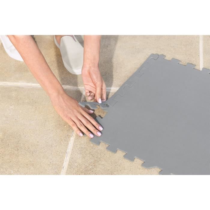 BESTWAY - Tapis de sol pour spa carré ou rond Lay-Z-Spa 196 x 196 cm