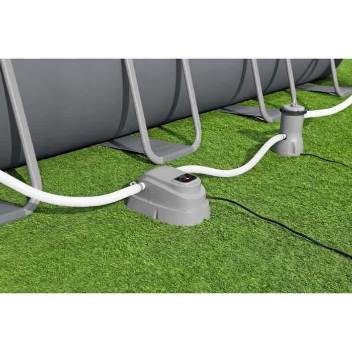 Réchauffeur électrique - Bestway - Pour piscine hors sol - Gris