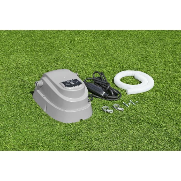 Réchauffeur électrique - Bestway - Pour piscine hors sol - Gris