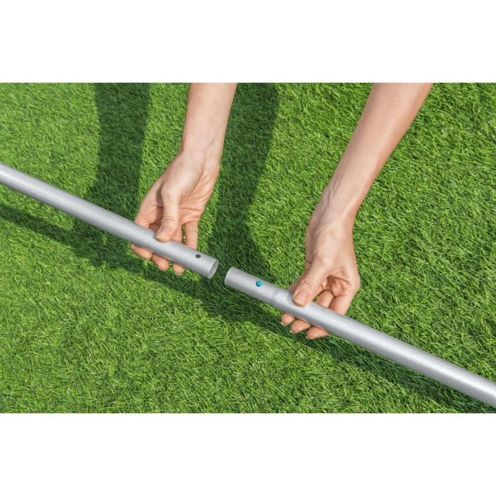 Kit de nettoyage piscine jusqu'a 3,96m - Bestway - Aquaclear - épuisette et tete d'aspirateur