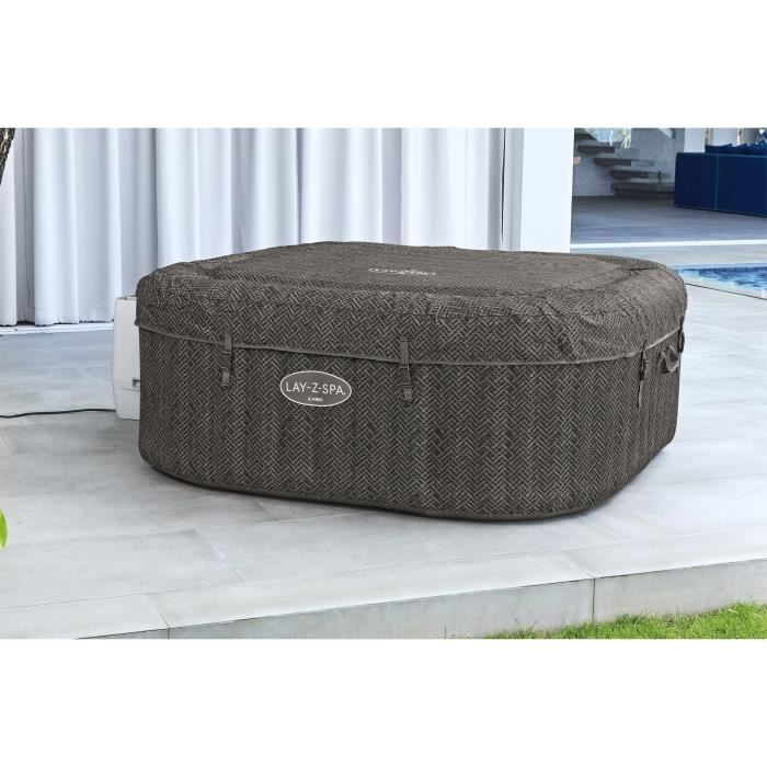 Spa gonflable BESTWAY - Lay-Z-Spa Cabo - Smart Hydrojet 140 jets - 180 x 71 cm - 4 a 6 places - Rond (couverture, cartouche)