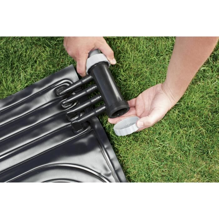 Tapis de solaire chauffant - Bestway - Pour piscine bestway - Noir