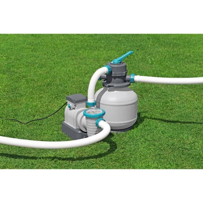 Filtre a sable / pompe de filtration pour piscine jusqu'a 54 m3- Bestway - 8 327 L/h - Avec préfiltre