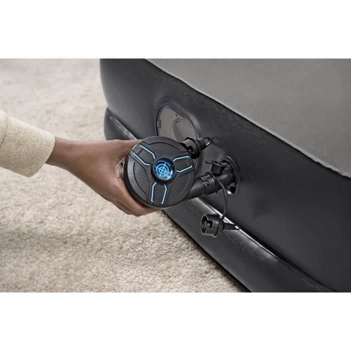 Matelas gonflable - BESTWAY - 671BT - Tritech Twin - 1 personne, pompe USB intégrée, 1,91 m x 97 cm x 36 cm