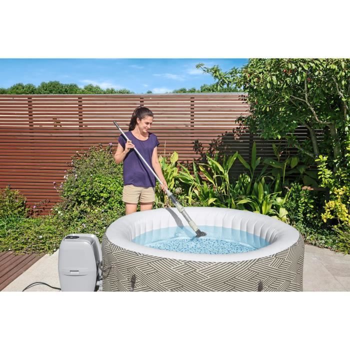 Balai aspirateur Èlectrique Aquascan - BESTWAY - Pour spa et piscine jusqu'a 2m - Batterie rechargeable