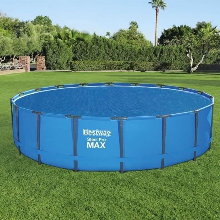 BESTWAY - B‚che solaire - Frame Pool - Diametre 521cm - 150grs/m2 - Bleu