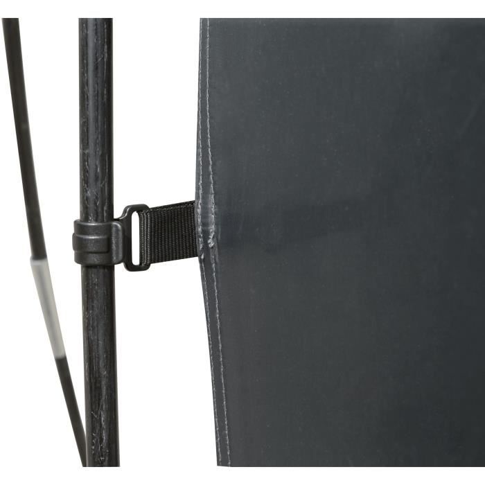 Dôme de protection pour spa Lay-Z-Spa - BESTWAY - 390x390x255 cm - Gris - Protection anti-UV