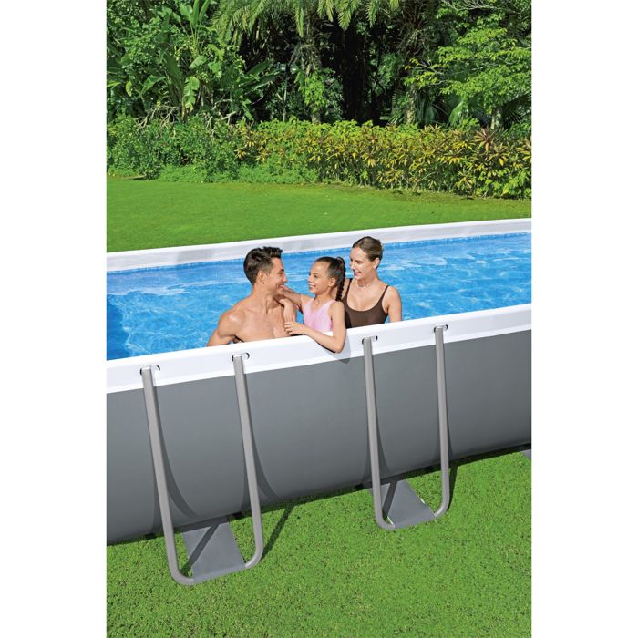 Piscine Hors-sol Tubulaire Bestway Power Steel 549x274x122 cm Épurateur a Cartouche de 5 678 L/H Bâche et Échelle