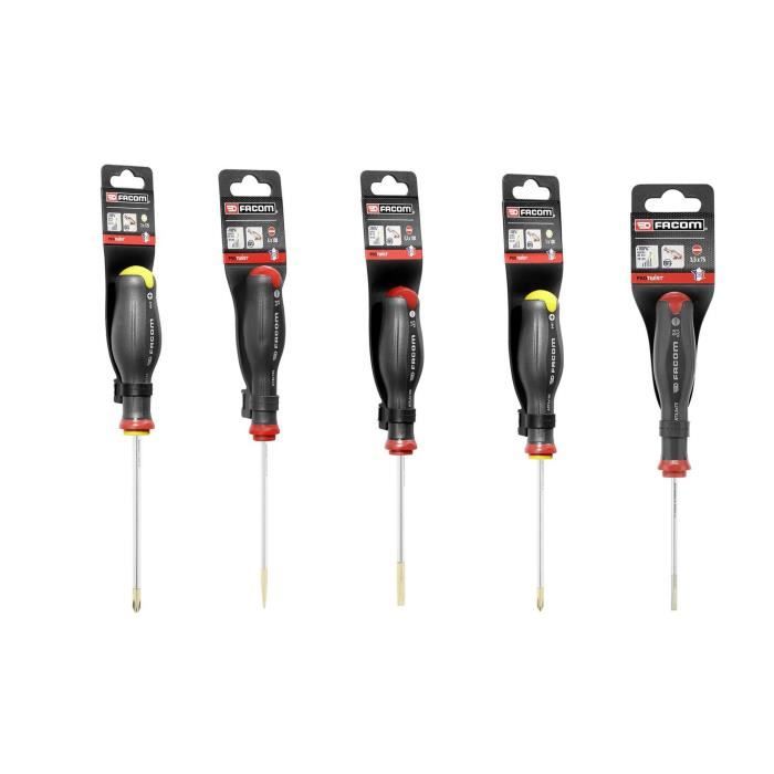 Boite a Outils - FACOM - BP.C19NCM1PB + 16 Outils (Livré avec 5 Tvis Protwist + 9 Clés mâles + 1 pince multiprise + 1 Mesure