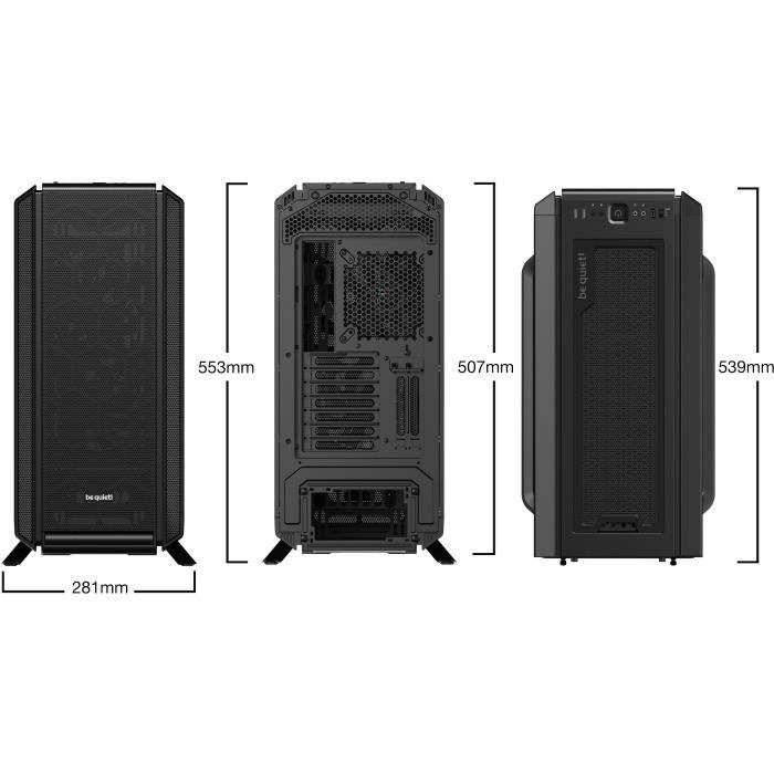 Boîtier PC - BE QUIET! - Silent Base 802 Window - BGW39 - Black