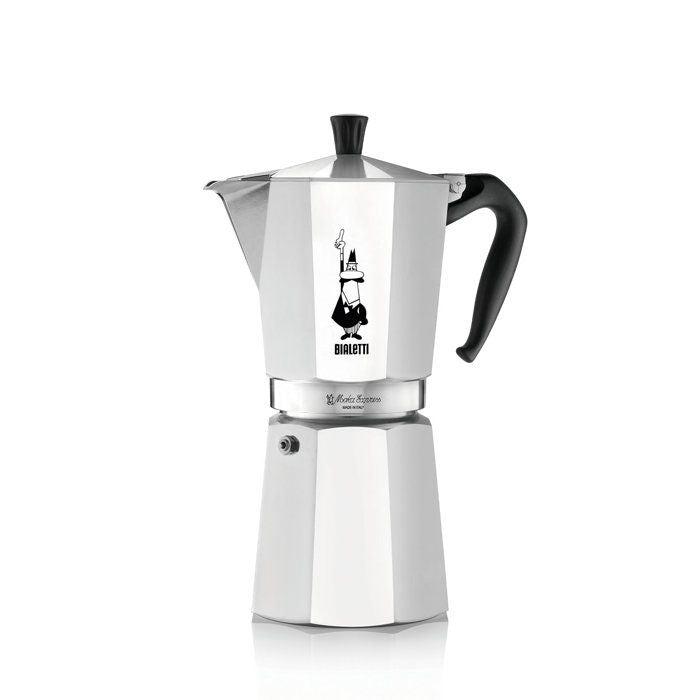 Cafetiere italienne - BIALETTI - Moka Express - Tous feux sauf induction - 18 tasses - 810 ml - Inox