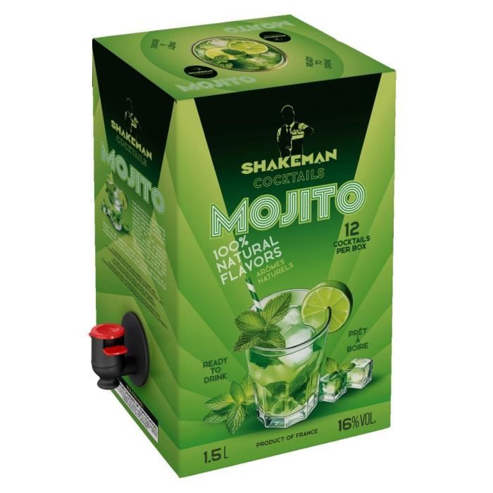 Shakeman - Mojito - Cocktails pret a boire - 16,0% Vol. - 150 cl
