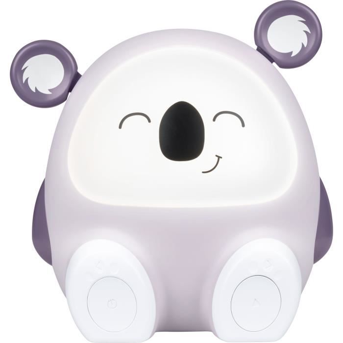 Enceinte lumineuse & veilleuse - BIGBEN - Koala - Bluetooth 5.0, 15W, Veilleuse réglable, Minuterie, Batterie USB-C