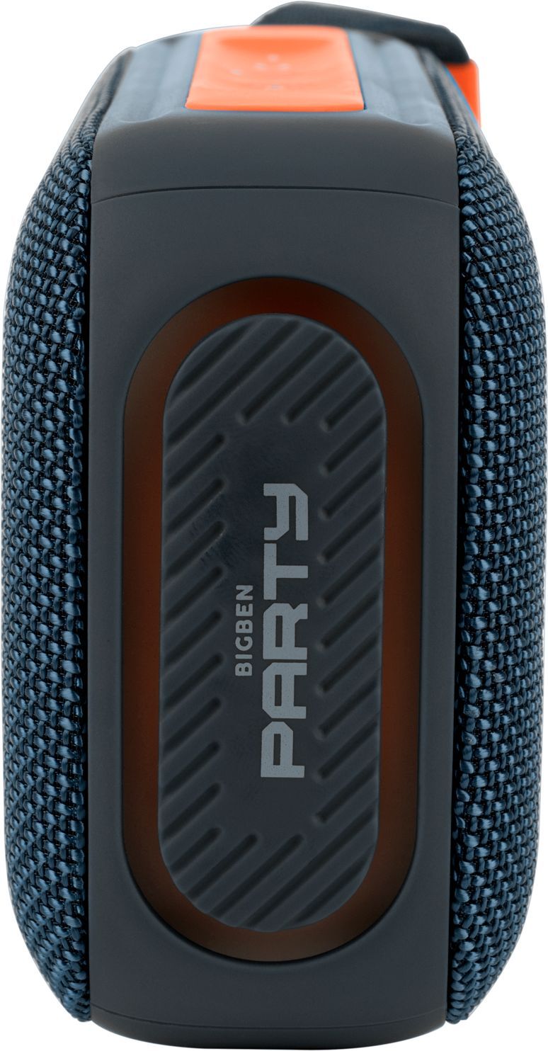 Enceinte bluetooth lumineuse - BIGBEN PARTY - Bleu et orange