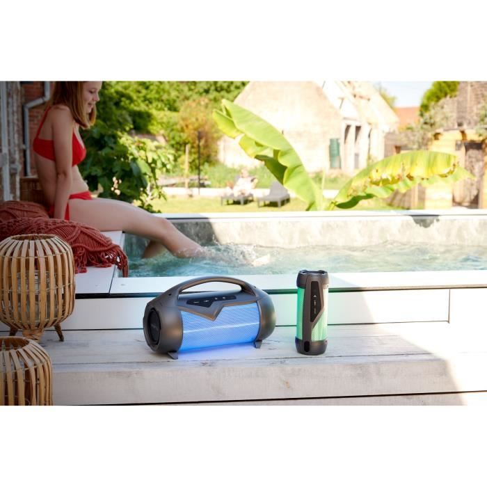BIGBEN PARTYBTIPLITE Enceinte Bluetooth - USB SD AUX-IN - 30cm - 50W - IPX54 - Outdoor