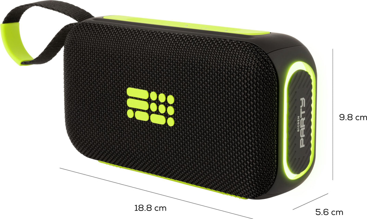 Enceinte bluetooth lumineuse - BIGBEN PARTY - Noir et jaune